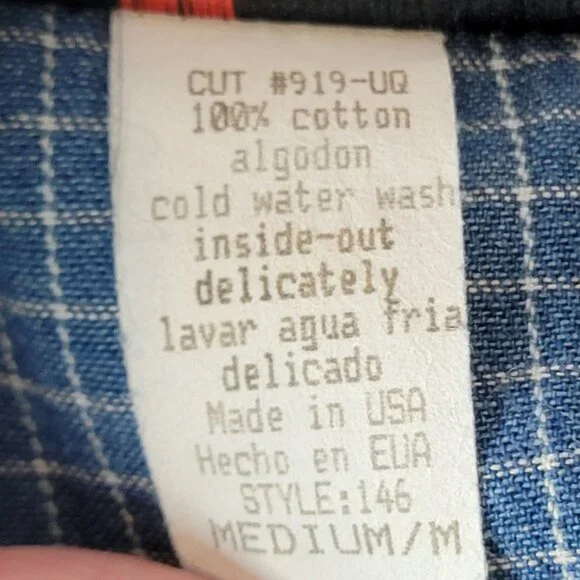 Vintage 90s Denim Midi Dress Women Medium Teacher Embellished Rhinestone 8 10 M - Picture 6 of 16